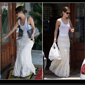 Willow & Clay lace maxi skirt